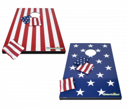 American Flag Corn Hole Set